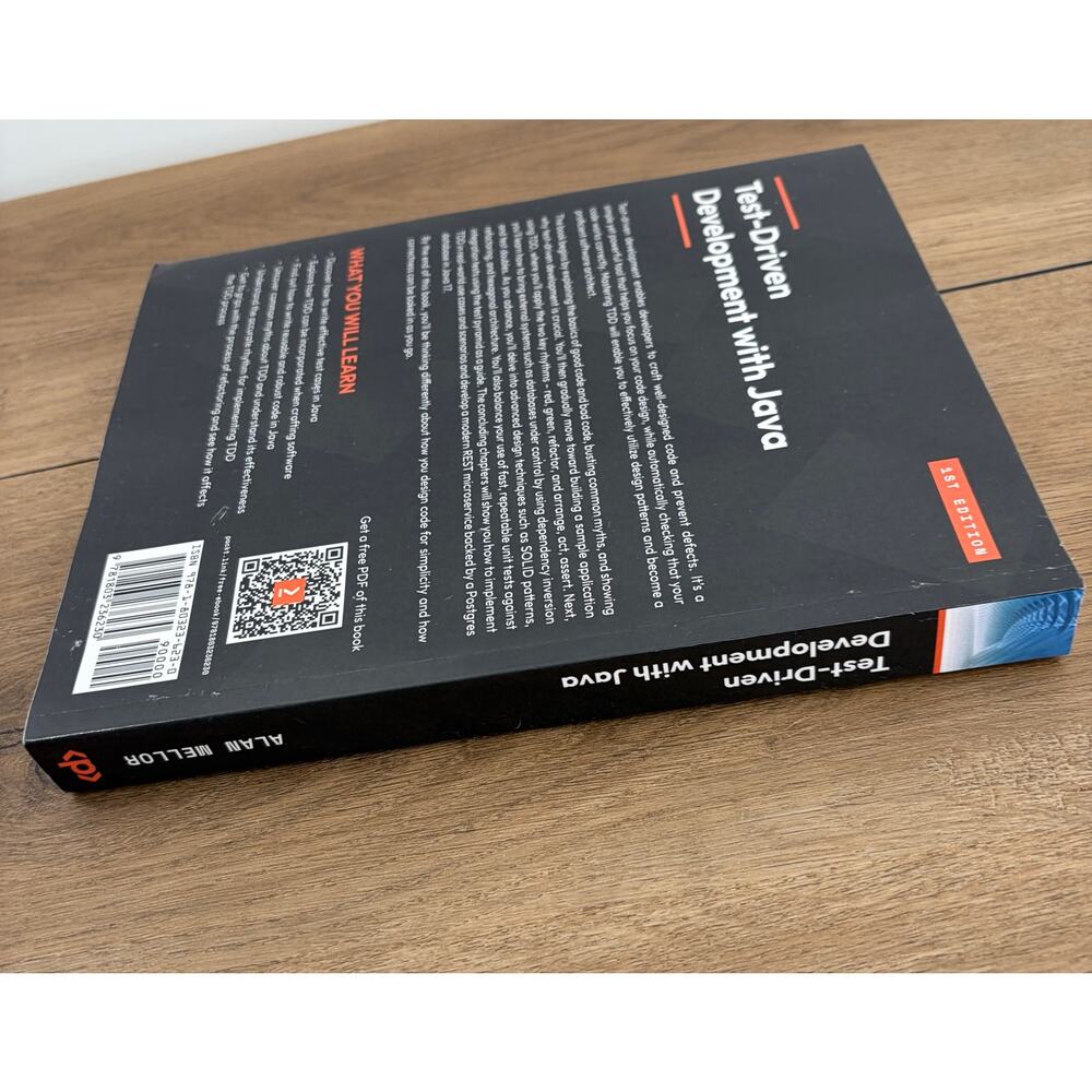 Test-Driven Development with Java by Alan Mellor Packt 1st Ed - Picture 5 of 5
